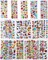Puffy Stickers for Kids Toddlers, Small 3D Sticker Variety Pack, Kid Stickers Sheets Bulk, Mini Party Favor for Kids Boy (Dinosaur Car Animal Dog Flower Heart Number Food Truck) 24 Sheets